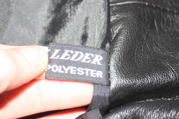 Ledermantel, Gr. 52, Echtleder