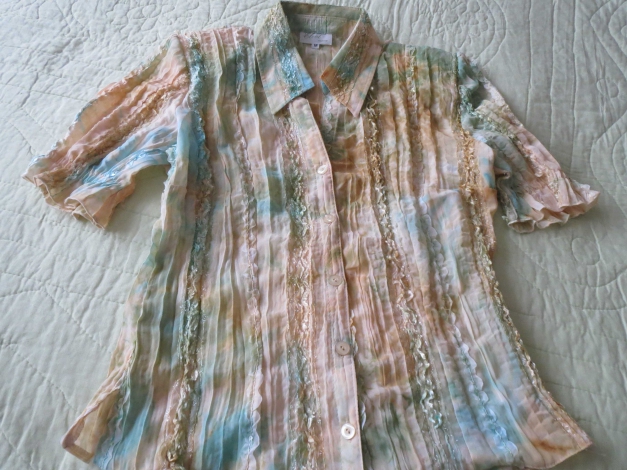 Bluse, Crash Optik, Gr. 40/42/M