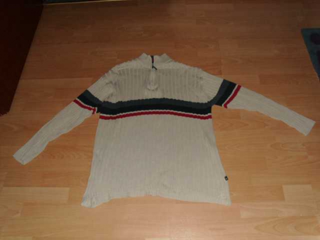 Pullover von Angelo Litrico, beige mit Reißverschluss, Gr. 56/58