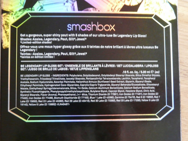 Smashbox on the Rocks Lipgloss set 5st Limited edition