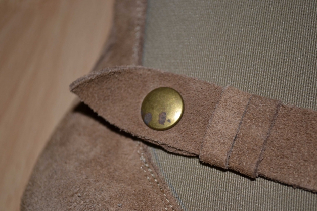 Coole Echtlederchelseaboots mit Schnalle, beige/braun, Größe 38