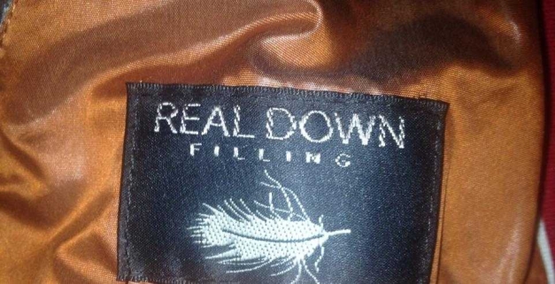 Fortalezza Moderne Herren Winterjacke mit echten Daunen und echtem Hasenpelz in Größe L