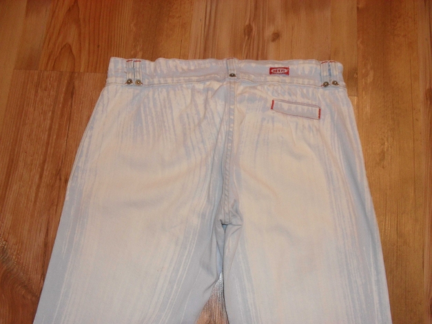 Damen Jeans weiß/hellblau W28 L34