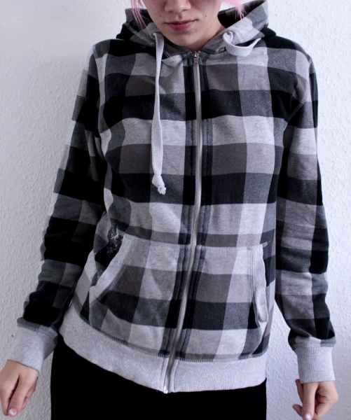 sportliche graue Jacke