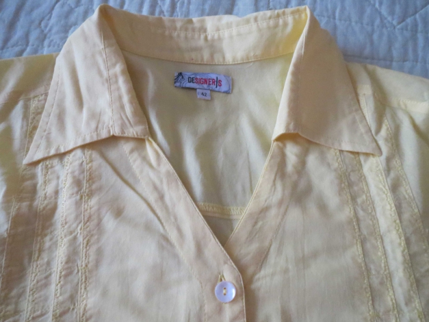 Bluse,Gr.42/M,wunderschön,gelb, neu-nicht getragen