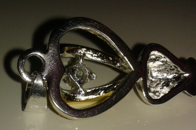 Sailor Moon Mondstab Anhänger mit Steinchen