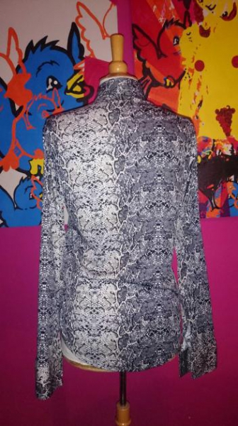 Herrenhemd Echse Schlange