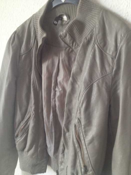 H&M Lederjacke Kunstleder Trend HM 