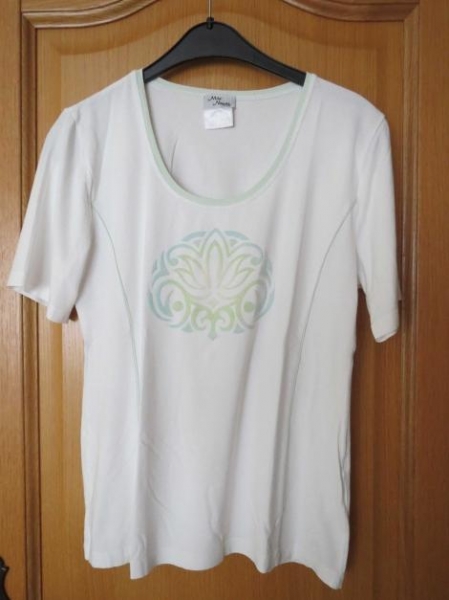 Oberteil/Shirt,weiß,sehr schön,Kurzarm