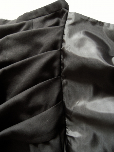 Unikat Bustle Tournüre Rock schwarz 48 50 XXL Gothic Victorian Viktorianisch WGT