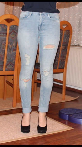 Zerrissene Jeans -slim regular waist-