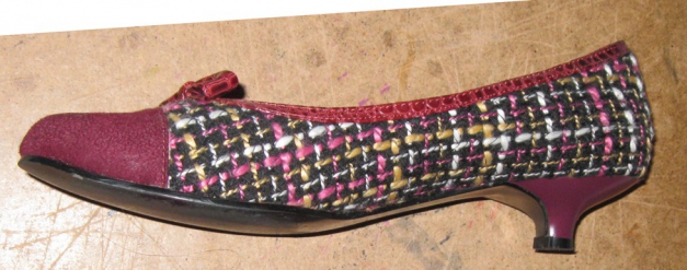 Pumps Gr.39 / 40 mit kleiner Schleife Pfennigabsatz 