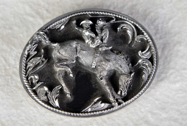 Gürtelschnalle Rodeoreiter 