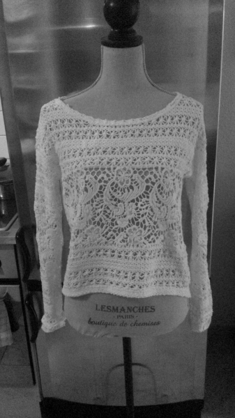 Wunderschönes Spitzenshirt  Gr. M 