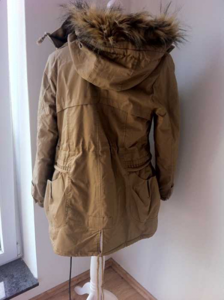 Winterjacke Parka Camel