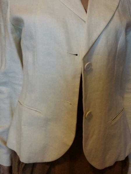 Wunderbare Schöne Blazer in weiß Neu von YORN