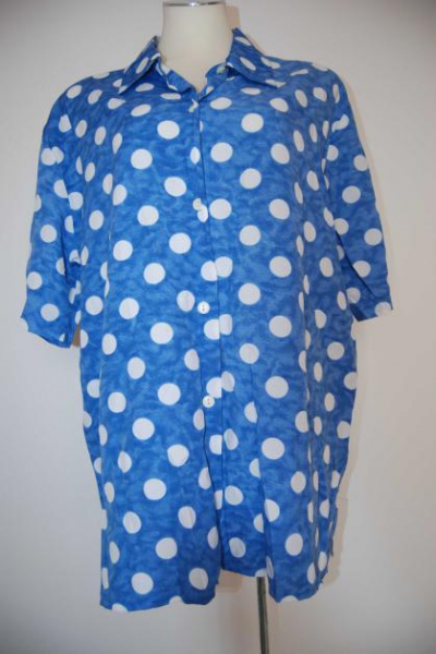 Vintage True Punk Pünktchen Bluse Trendi