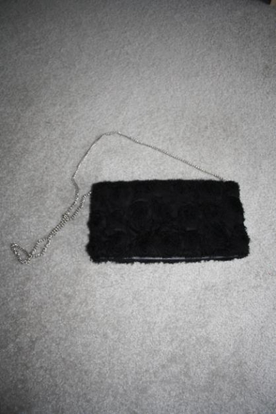 * schwarze Rosen Clutch