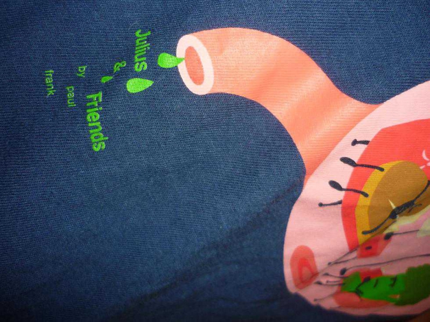 Paul Frank * T-Shirt * Gr. S 36 38 * Blau * Magen * stomach * Julius & Friends * PreisVHB