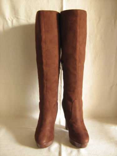 Neue Sommerkind Stiefel Gr. 40 Overknees High-Heels Plateau Wildlederimitat