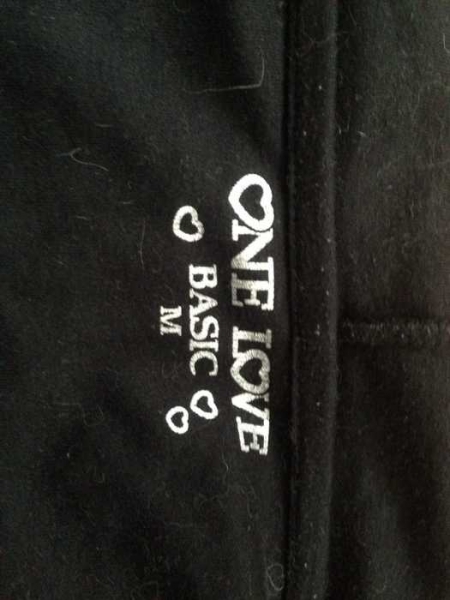 schwarze Basic Sweatjacke