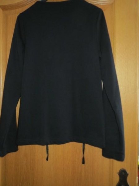 Damen Sweatjacke,schwarz,Reißverschluss