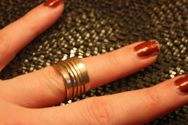 Silberfarbener Ring, Bijou Brigitte