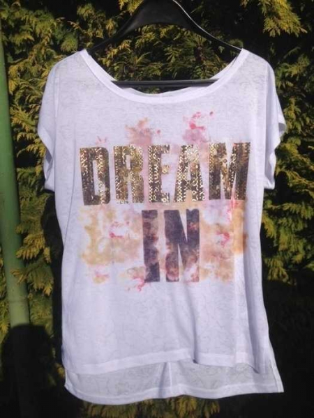 NEU Party Shirt Gold leicht oversized mit Etikett Größe M