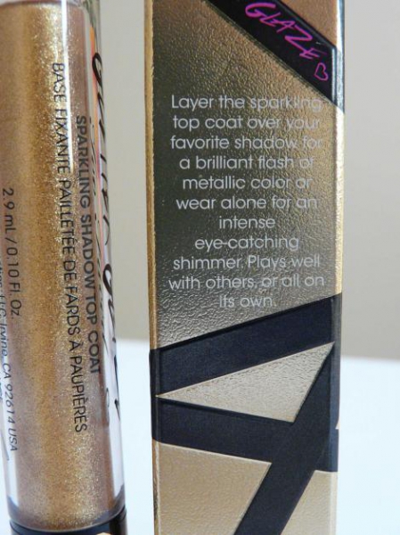 Too Faced Glitter Glaze Gold Lidschatten Topcoat