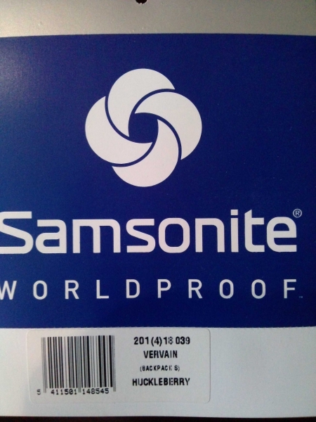 Samsonite Rucksack rotbraun/weinrot