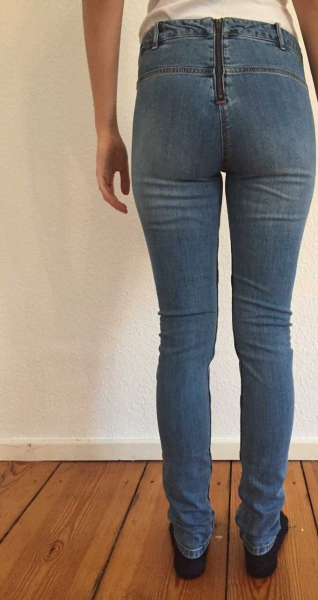 Miss sixty jeans reißverschluss hinten