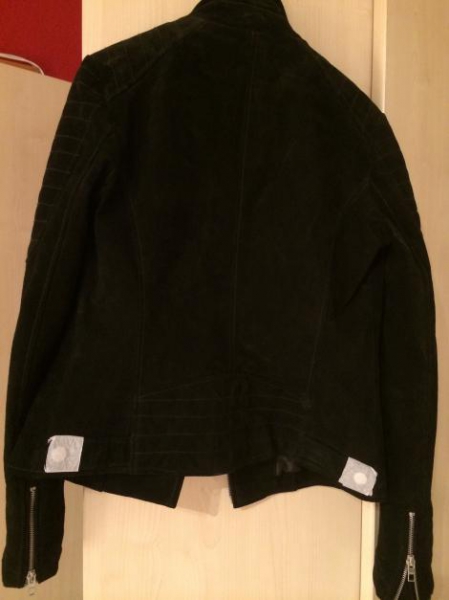 Schwarze Wildlederjacke von Vero Moda 
