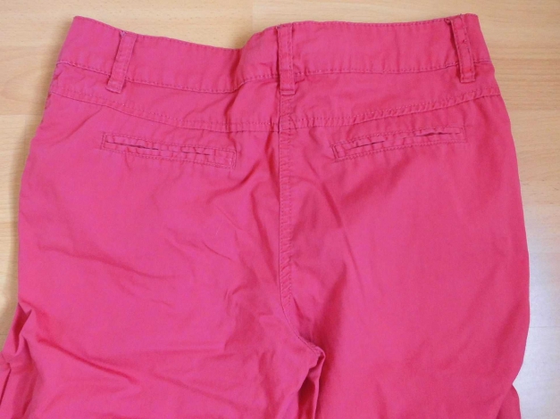 Lässige 7/8 Baumwollhose in rot Gr. 36/38