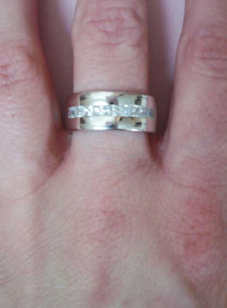 Amor Ring Strass 56 925 Sterling Silber