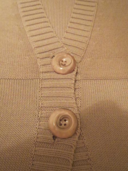 Strickjacke, beige,Gr.36/S