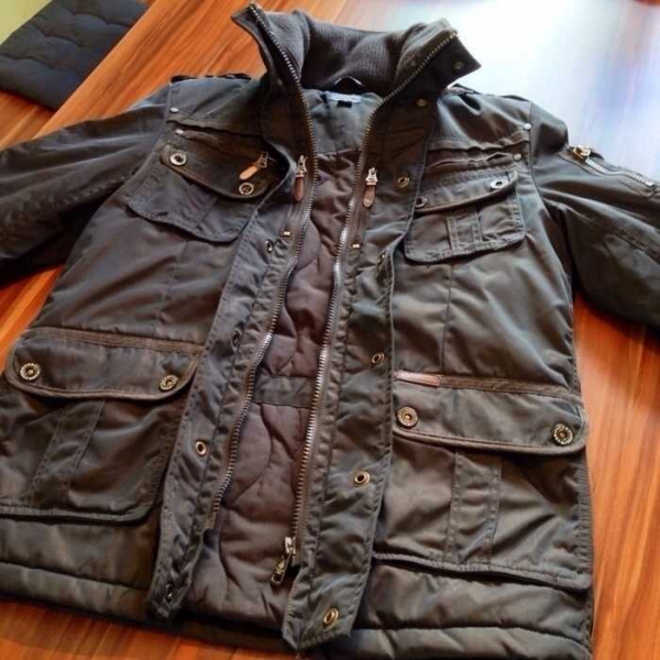 DREIMASTER Winterjacke Schmuddelwedda, super Zustand, Größe M/48