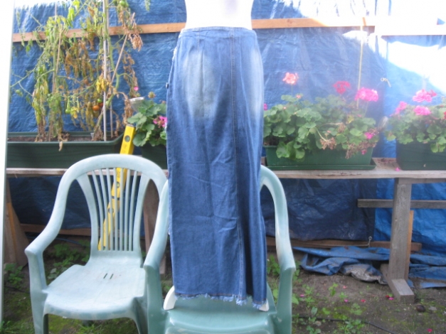 *** Raffinierter langer Jeansrock *** 