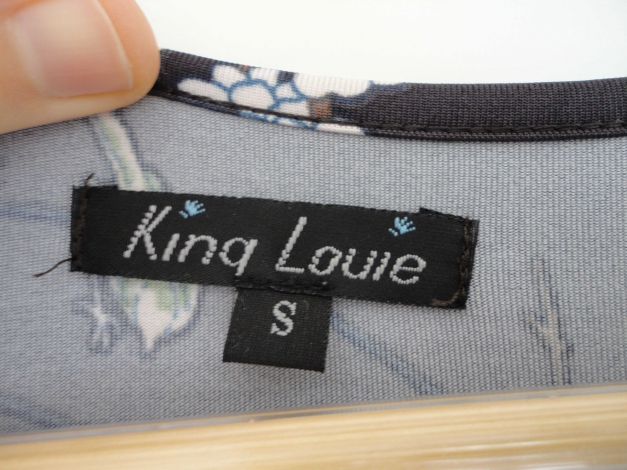 Kleid King Loui gr. 38 asia muster