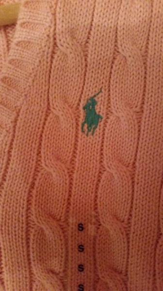 Originaler rosa Ralph Lauren Pullover