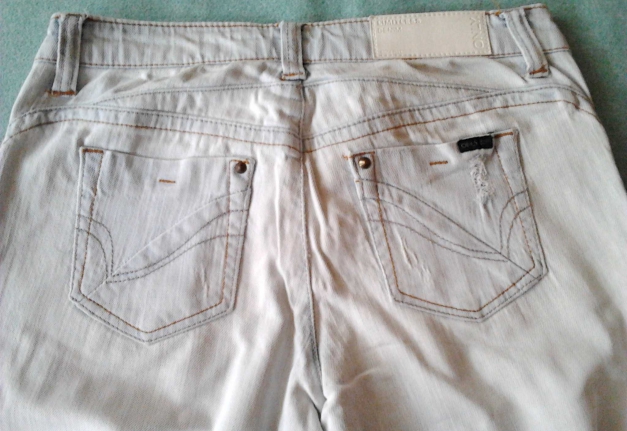 Super Jeans in Used Look von Only, W27/ L 34