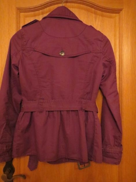 Jacke, Kurzmantel, Gr.36/S, lila