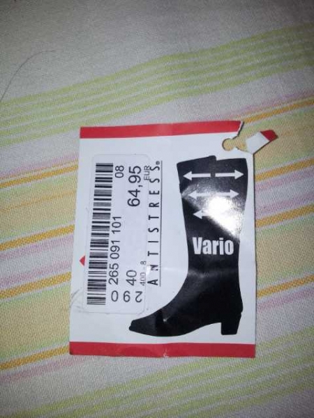 Schwarze Stiefel von Rieker