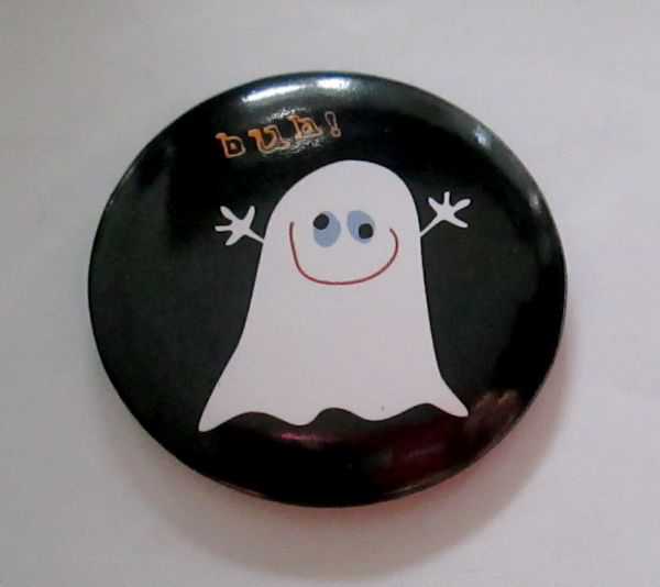 Button Gespenst / Geist *Ghost* *Pin* *Gothic* *Punk*