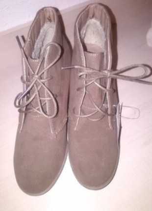 NEU Halbschuhe mit Keilabsatz, Wedges, Herbstschuhe, Schnürwedges