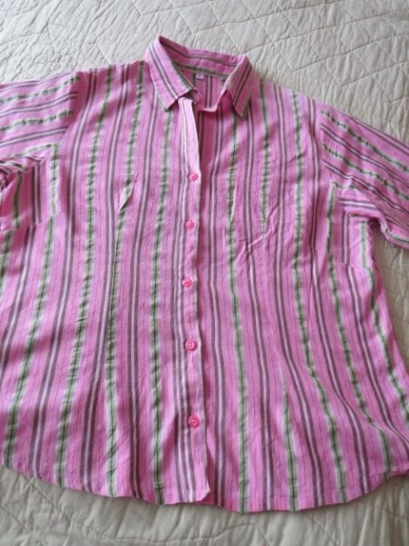 Bluse,Kurzarm,gestreift