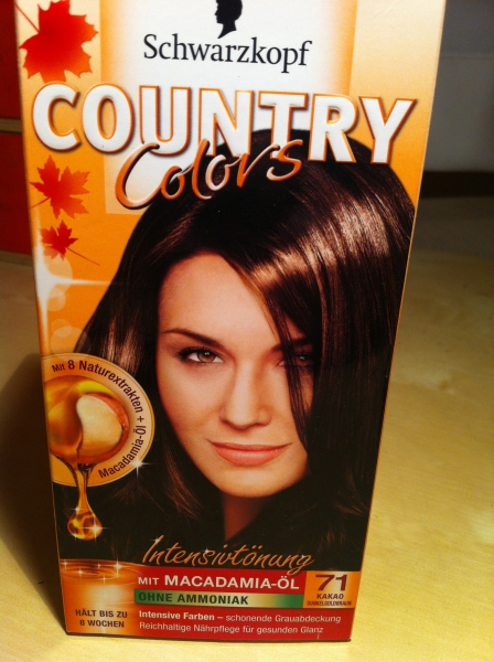 Schwarzkopf Country Colors: Kakao/Dunkelgoldbraun
