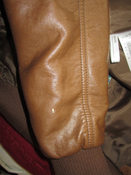 H&M Lederjacke braun Kunstleder Gr.S