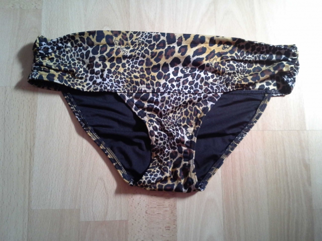 Victoria`s Secret Super Push Up Bikini / Maximizer 2Cups mehr Neuwertig Leo & Totenköpfe S36 75B 80A