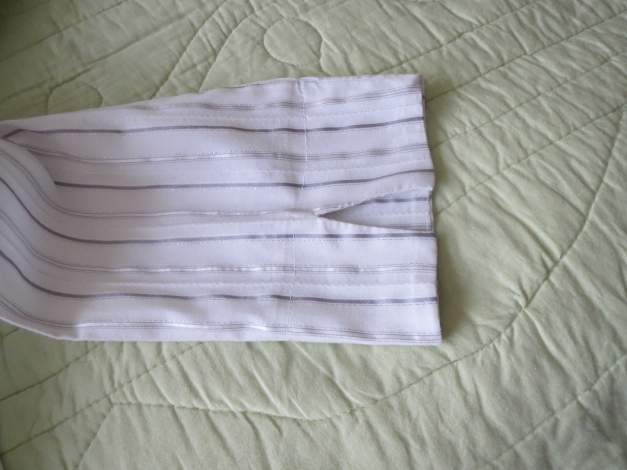 Longbluse,3/4Arm,gestreift,mit Gürtel