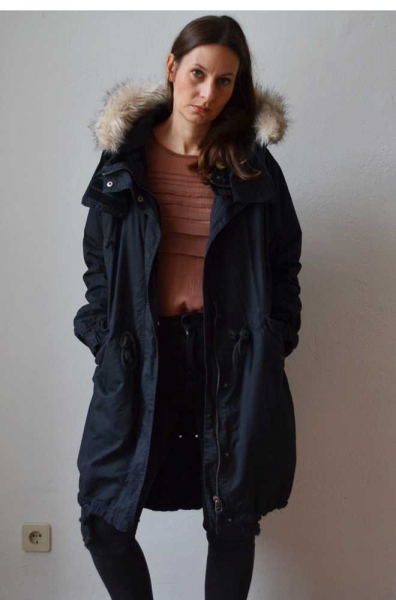 Monki Parka letzte Kollektion wie neu ausverkauft asos Gr S/M